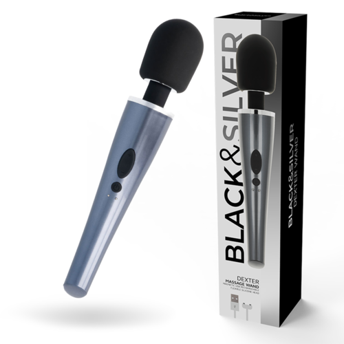 Black&amp;Silver Dexter – Baguette de Massage