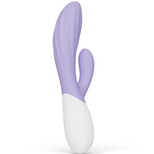 Lelo Ina Twist - vibromasseur rabbit connecté, vue de profil lavande