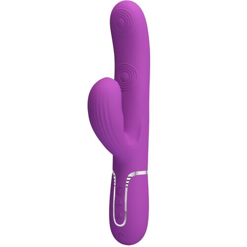 Pretty Love Perlita - vibromasseur lapin violet, vue de profil