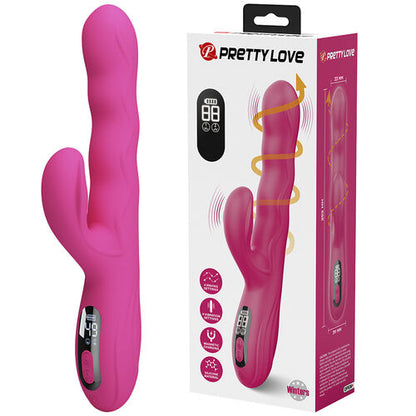 Pretty Love Winters – Vibrateur Lapin Multifonction avec Affichage LED, Rose