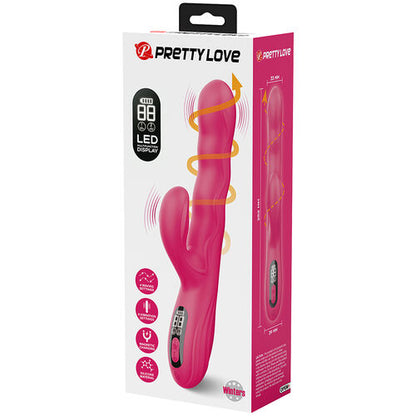 Pretty Love Winters – Vibrateur Lapin Multifonction avec Affichage LED, Rose