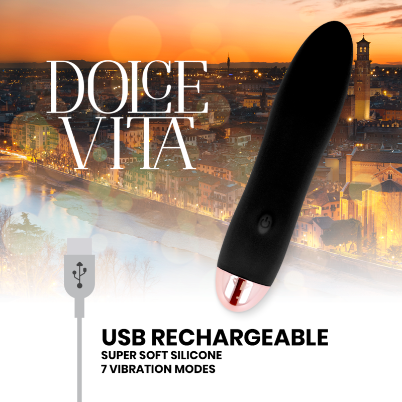 Dolce Vita Four – Vibromasseur Classique, Packaging Chic