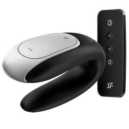 Satisfyer Double Fun Partner – Vibrateur Connecté Duo pour Couple