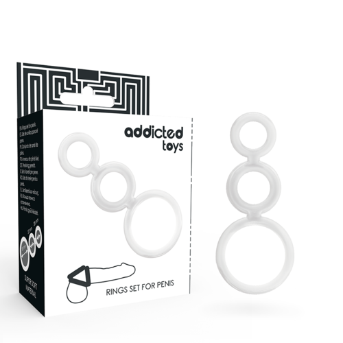 Addicted Toys set anneaux tailles