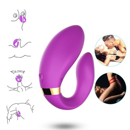 Masseur duo Crescent Armony zones de stimulation