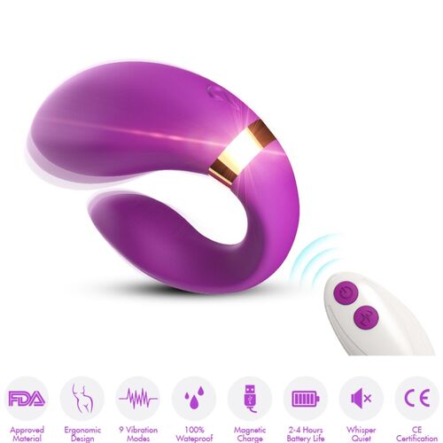 Masseur duo Crescent Armony avec télécommande