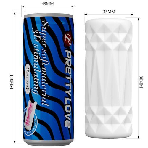 Pretty Love masturbateur canette - vue produit