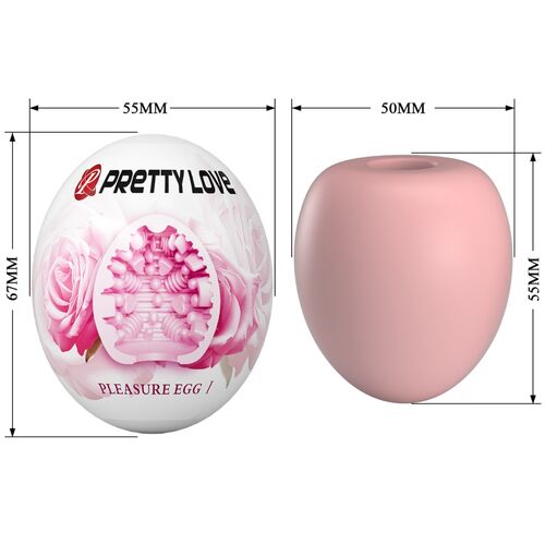Pretty Love masturbateur œuf rose - vue produit