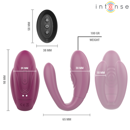 Intense Sandra – Stimulateur à Pince Vibrant et Percutant