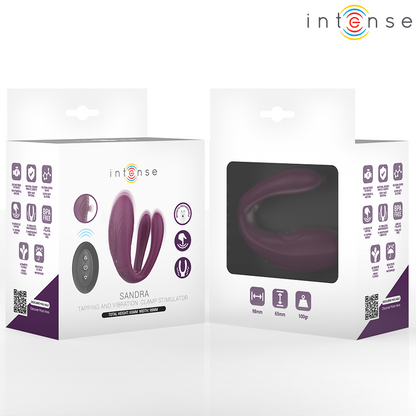 Intense Sandra – Stimulateur à Pince Vibrant et Percutant