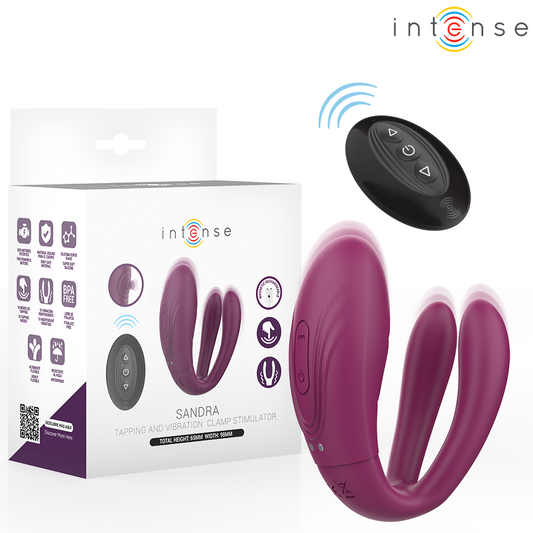 Intense Sandra – Stimulateur à Pince Vibrant et Percutant