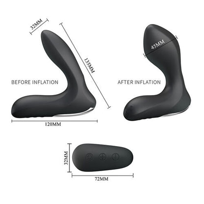 Mr Play Masseur Prostate Gonflable - dimensions