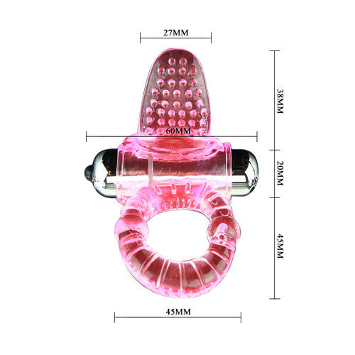 Baile anneau vibrant Sweet Abs rose vue produit