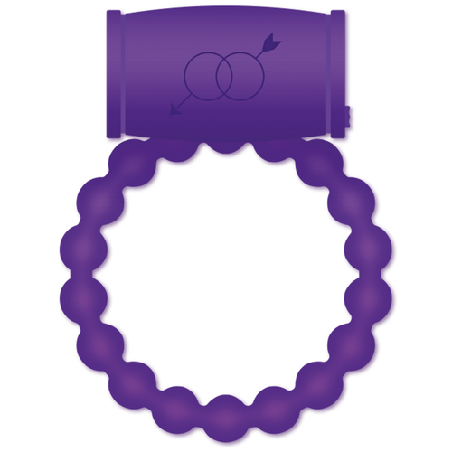 Anneau vibrant Casual Love violet pour couple