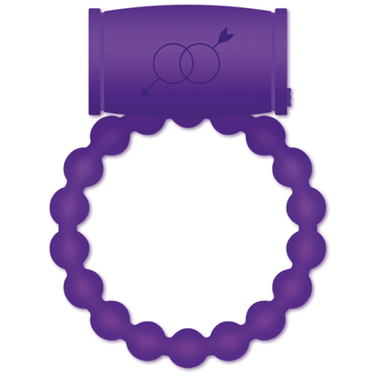 Anneau vibrant Casual Love violet pour couple
