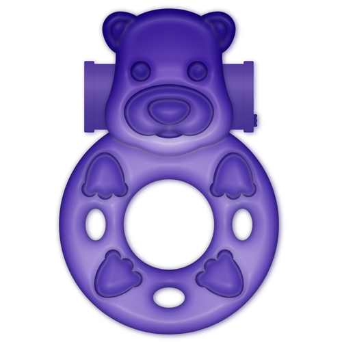 Casual Love anneau vibrant lapin lilas vue 2