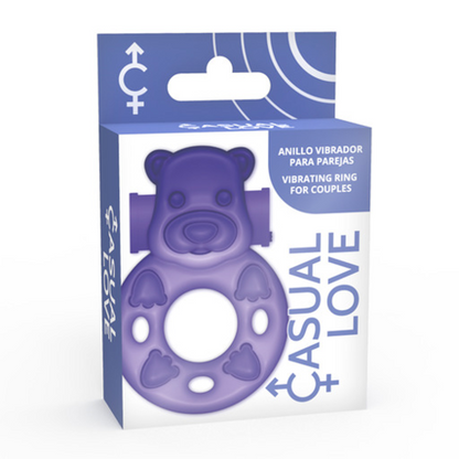 Casual Love anneau vibrant lapin lilas vue 3