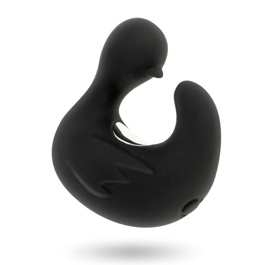 Black&Silver Ducky – Stimulateur Doigt Ludique et Rassurant
