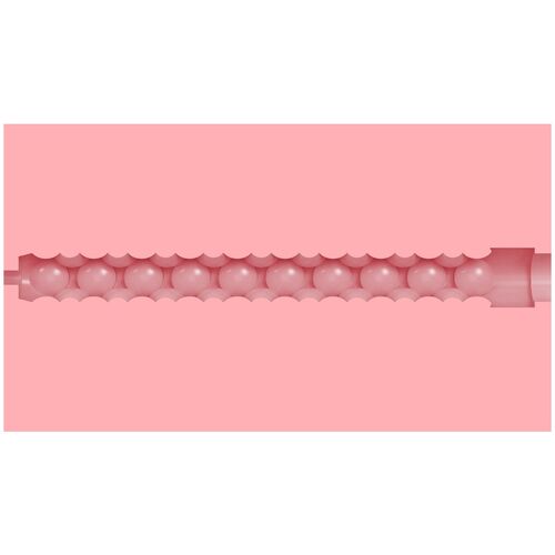 Fleshlight Stamina Go Lady - diagramme texture interne
